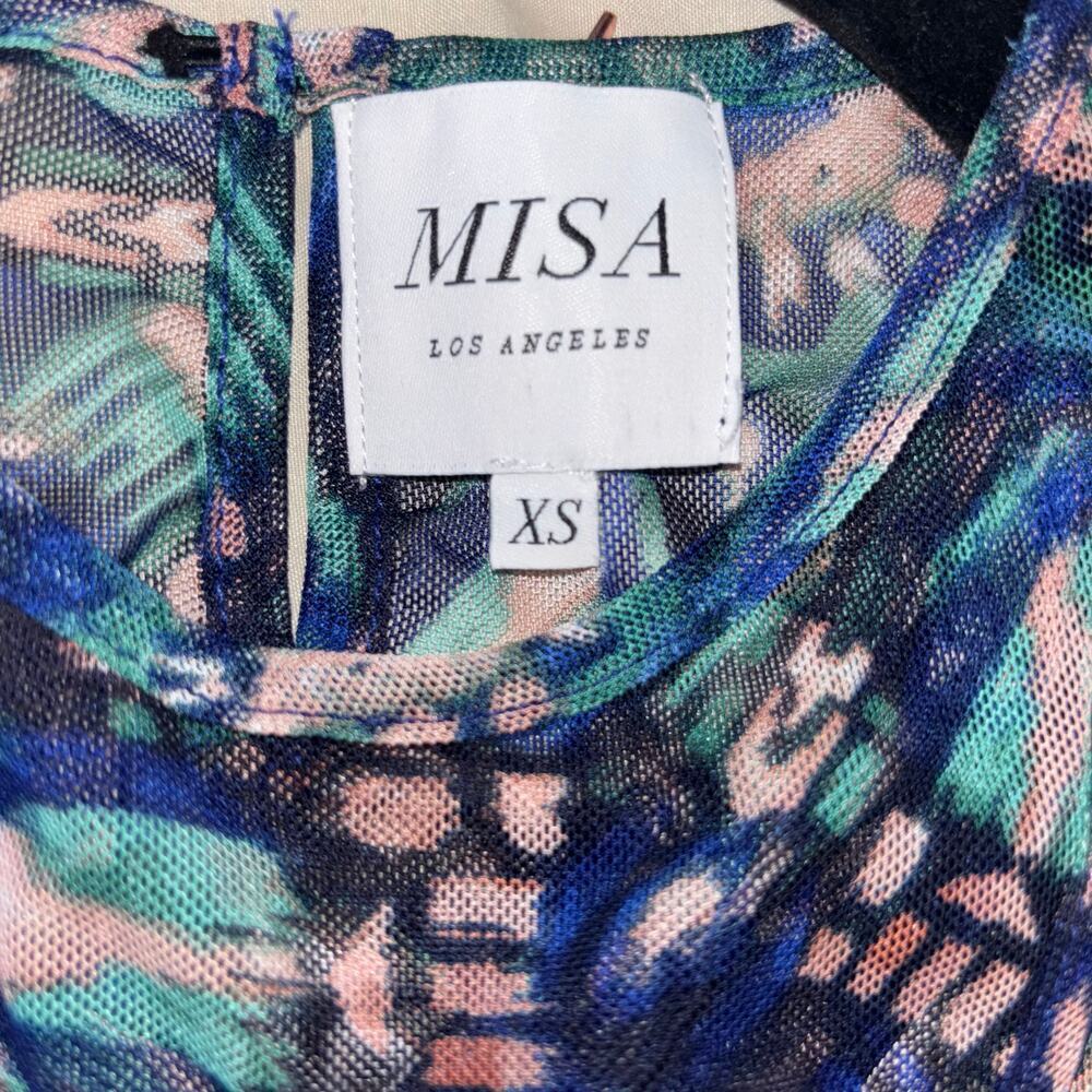 MISA Los Angeles Fernanda Dress in Indigo Burst – Size XS - Picture 14 of 15